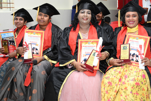 On Saturday, March 16th, 20 students from Grace Ministry Theological Bible College, Bangalore, which is associated with United Theological Research University, were awarded Certificates of B.Th by Bro Andrew Richard. 